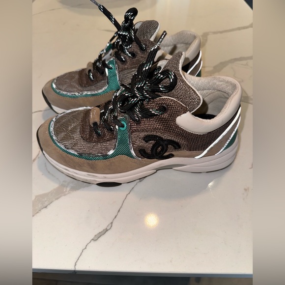 Authentic Chanel Reflective Runner Sneakers - Picture 6 of 10